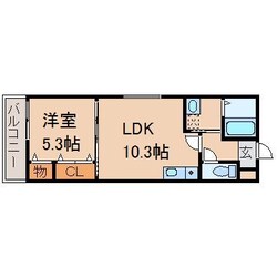 和歌山駅 徒歩13分 3階の物件間取画像